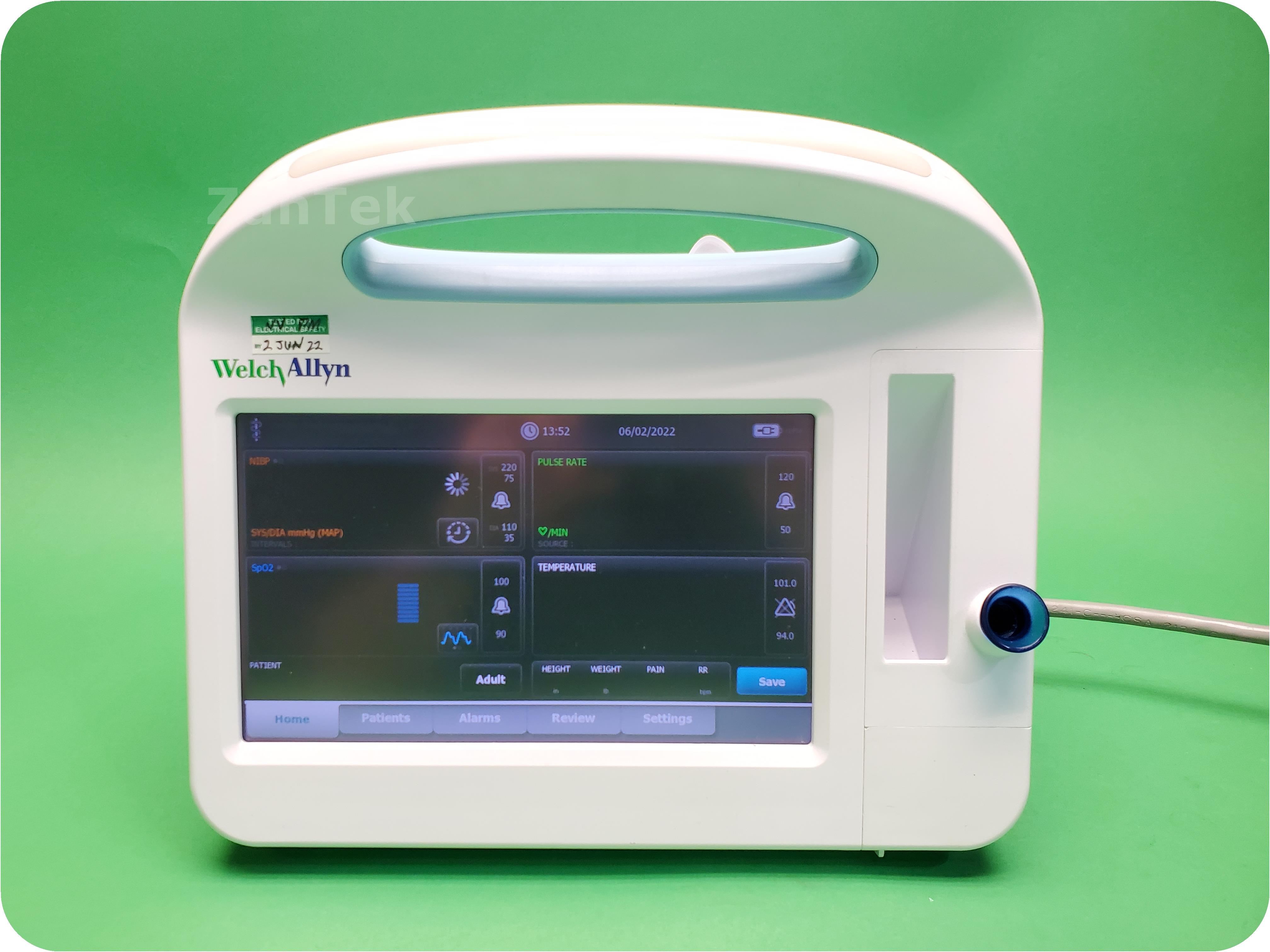 Zantek Medical 297398Welch Allyn 6000 Series 64NTPX Vital Signs Monitor