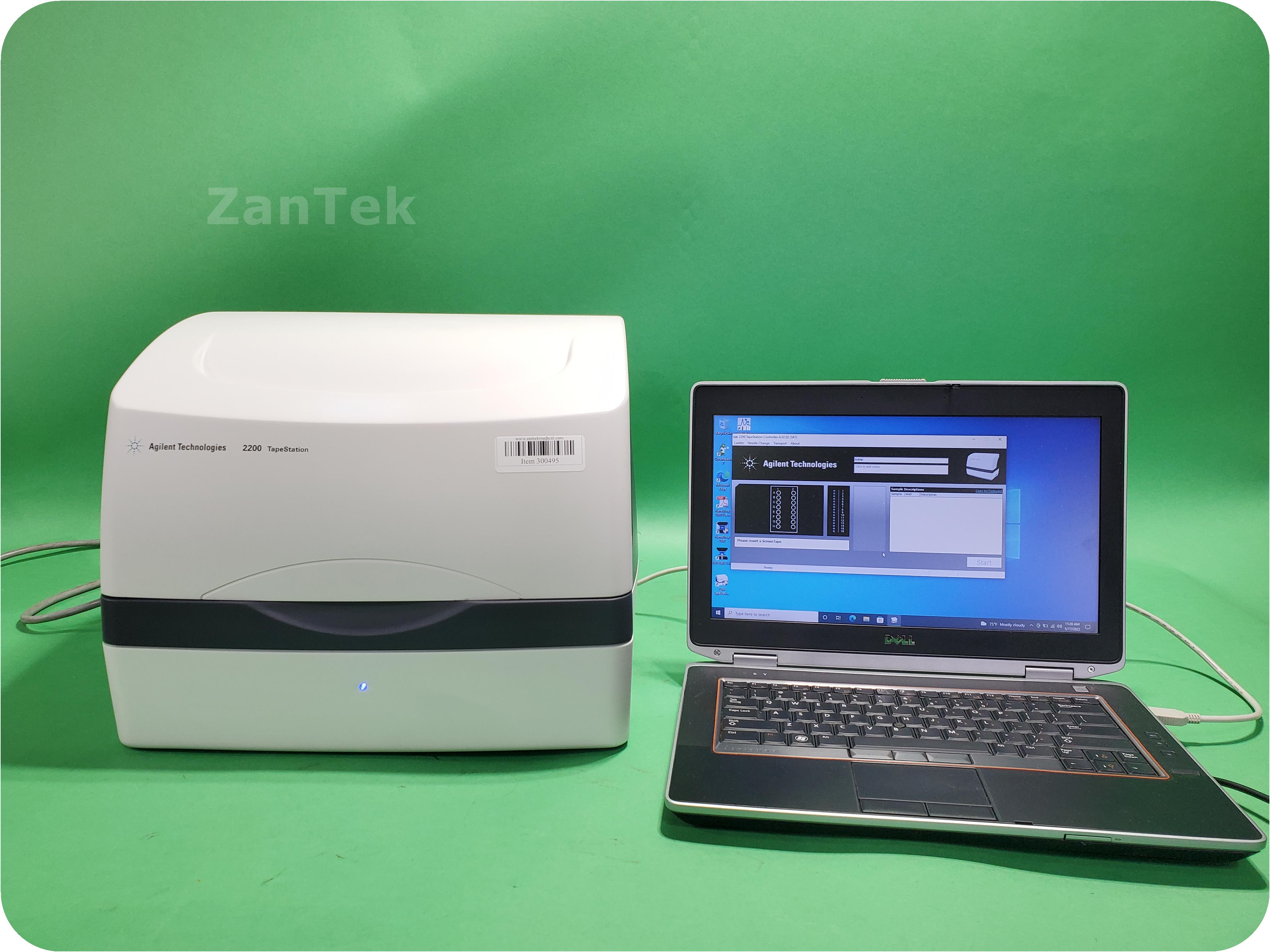 Zantek Medical 300495Agilent Technologies 2200 TapeStation Automated Electrophoresis System
