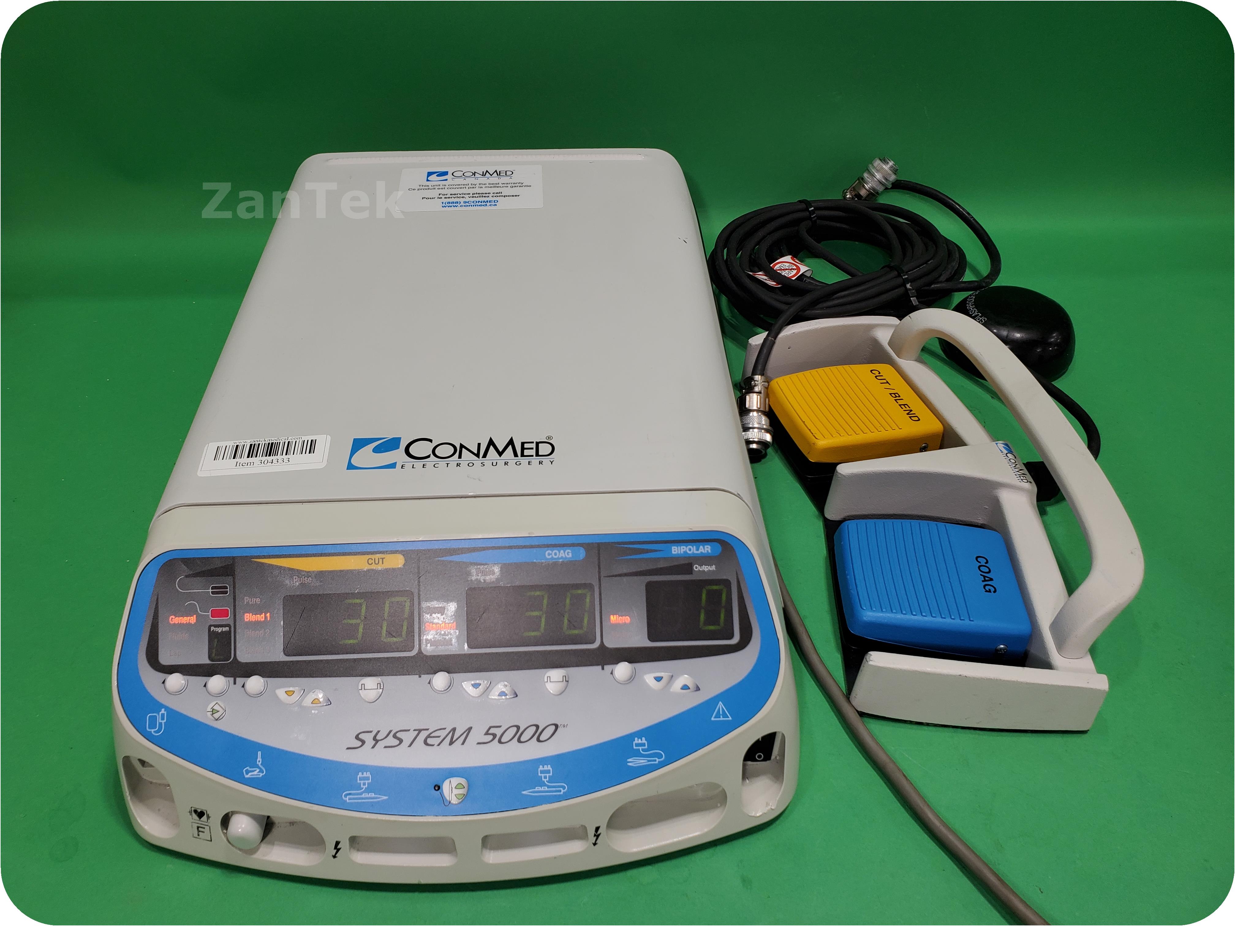 Zantek Medical 304333Conmed System 5000 ESU Electrosurgical Unit
