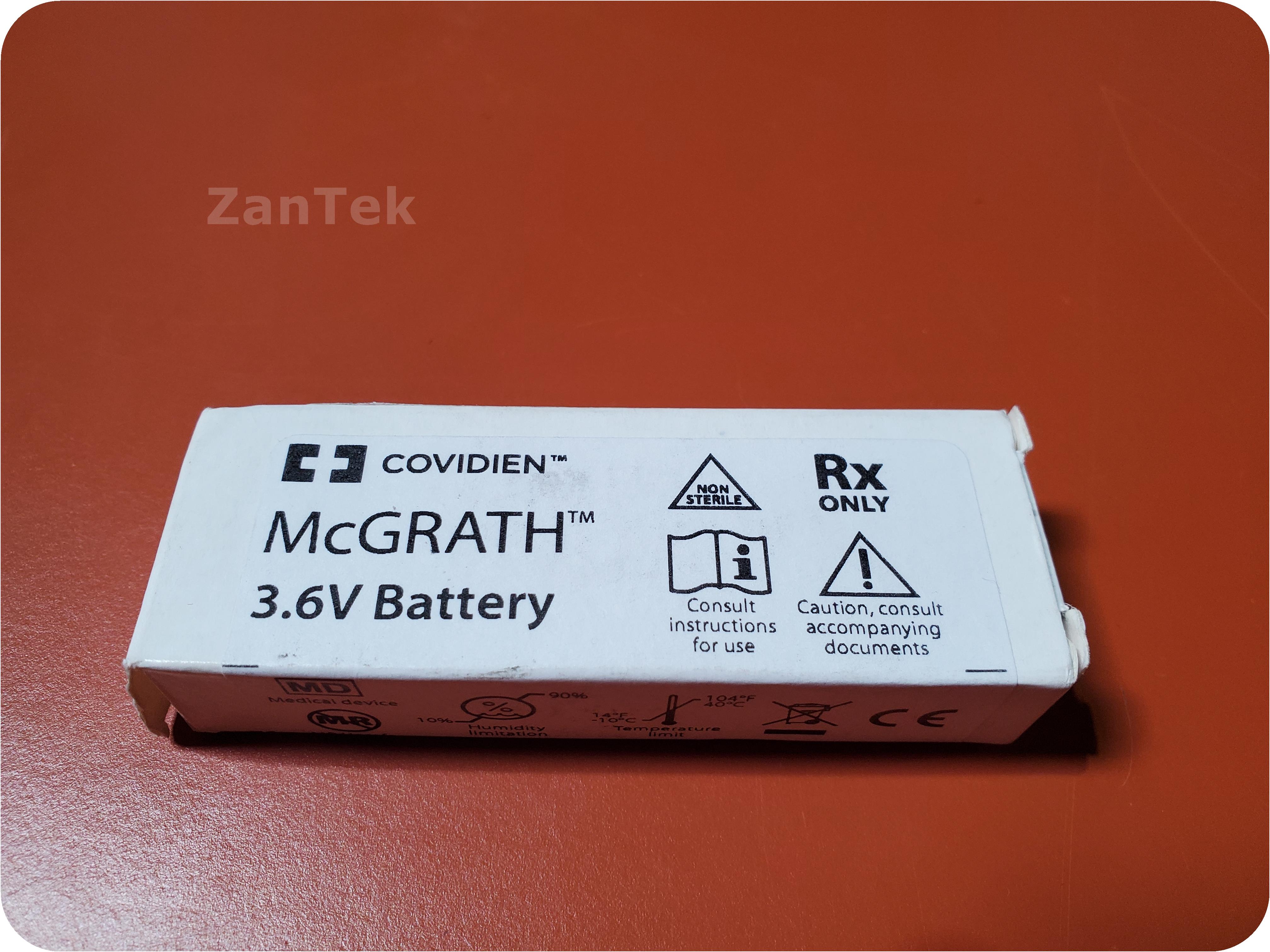 Zantek medical 309820 covidien 3 6v battery for mcgrath laryngoscope