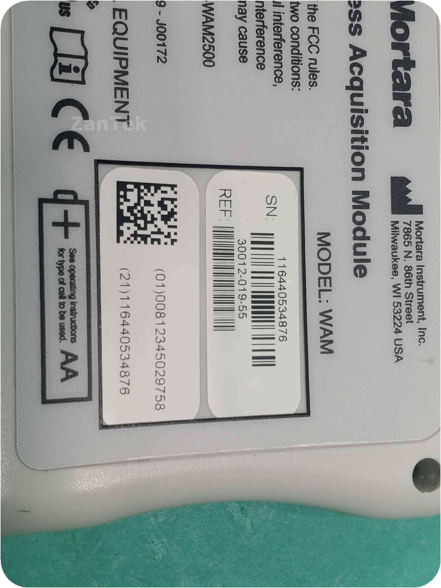 Zantek Medical 330389Mortara WAM Wireless Acquisition Module