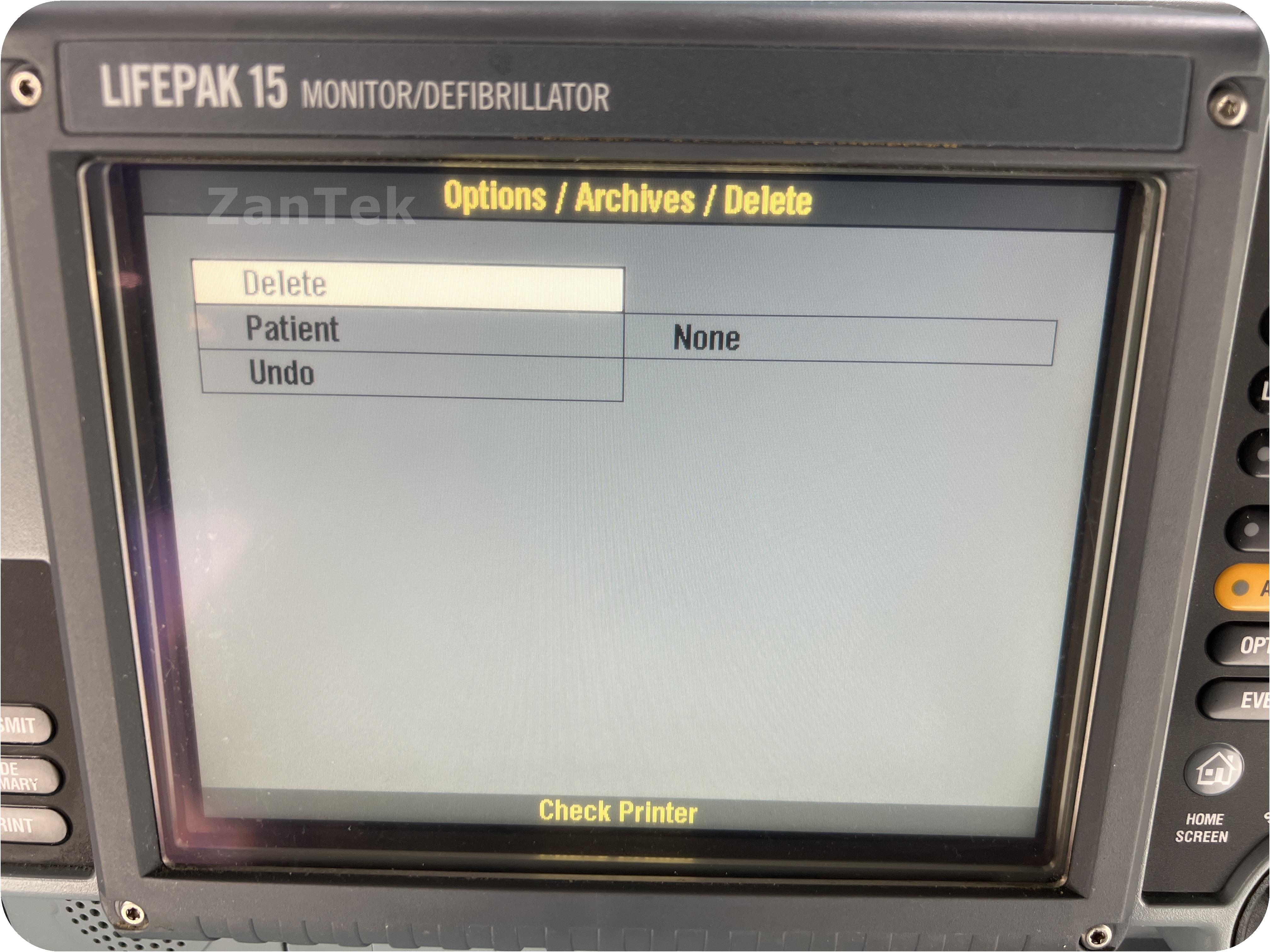 Zantek Medical 330682Medtronic PhysioControl LifePak 15 Biphasic