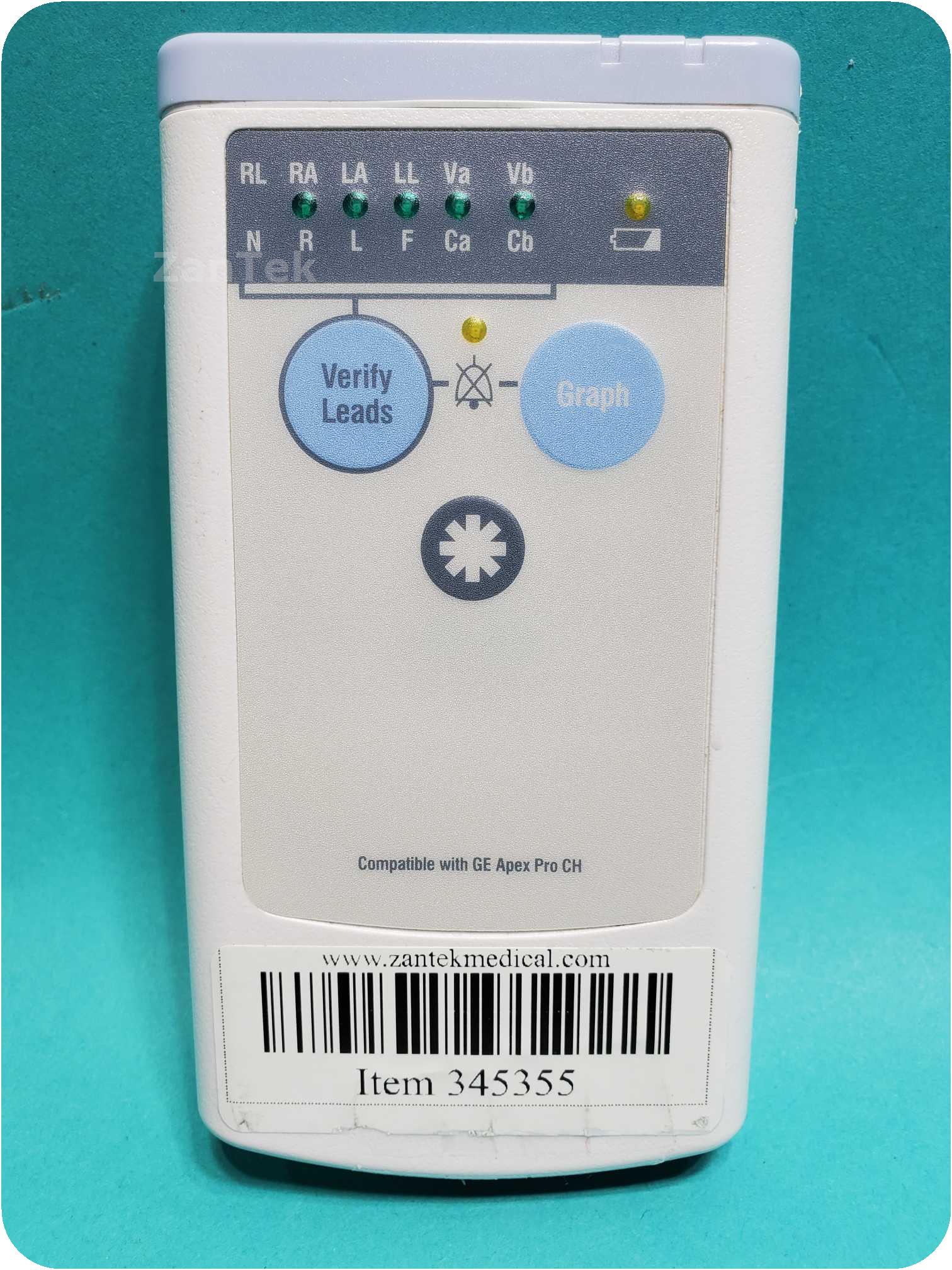 Zantek Medical - 345355-GE ApexPro CH Telemetry Transmitter